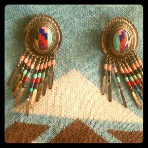 Turquoise,  lapis...earrings